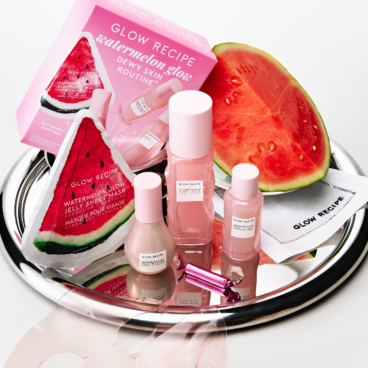 WATERMELON GLOW DEWY SKIN ROUTINE™ (SET DE RUINA PARA UNA PIEL LUMINOSA)